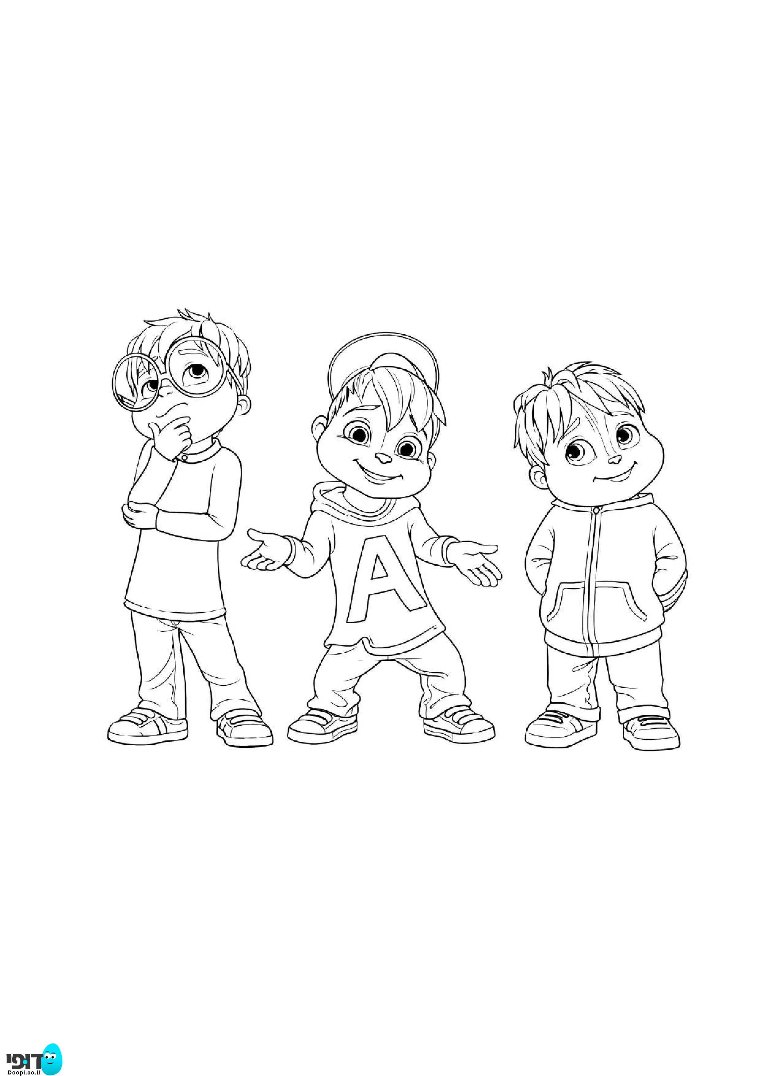 דף צביעה צ&amp;#039;יפמאנקס 