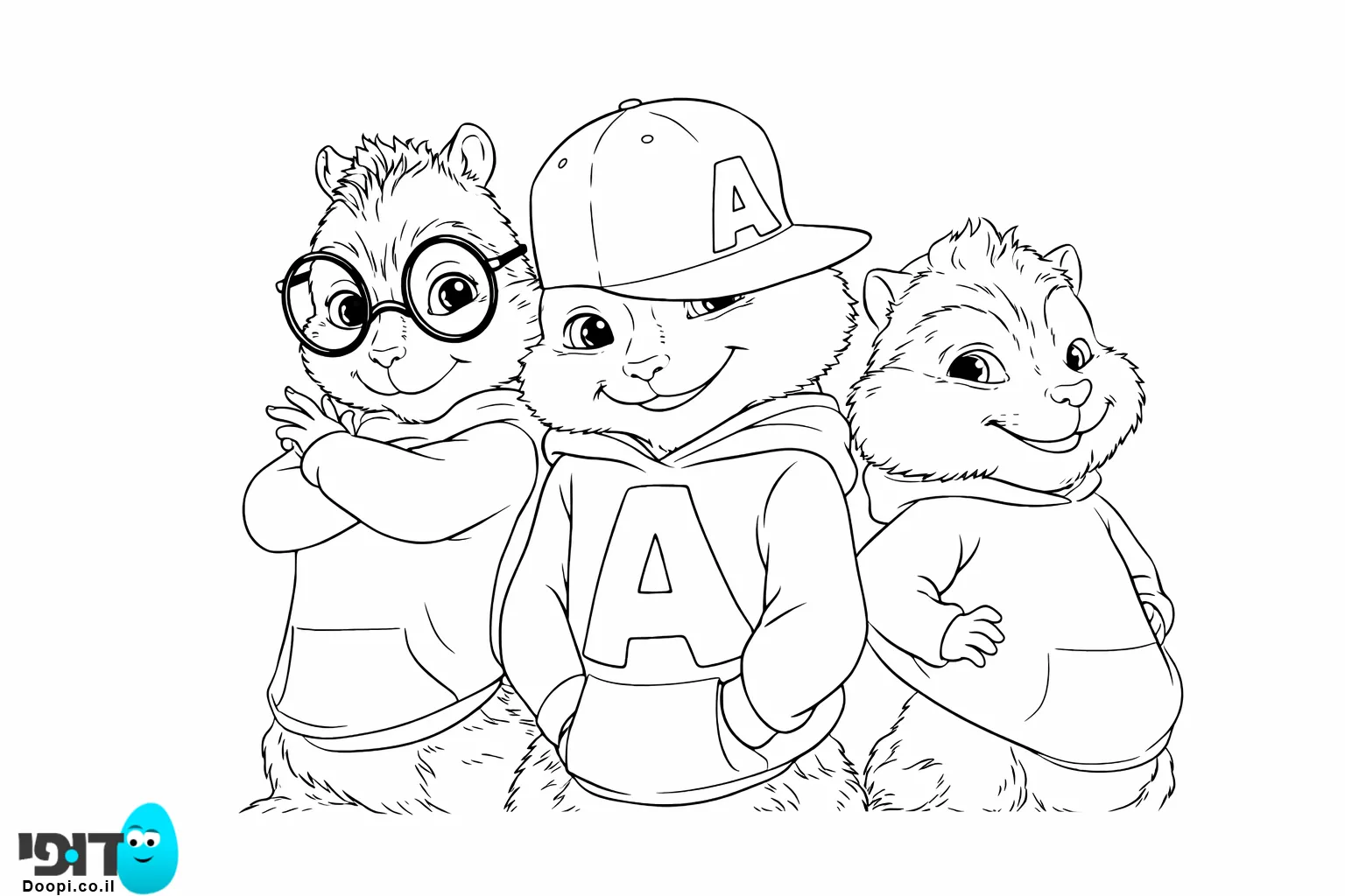 דפי צביעה צ&amp;#039;יפמאנקס